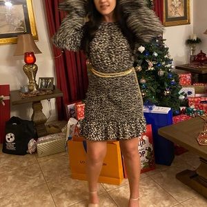 Adjustable sleeve dress